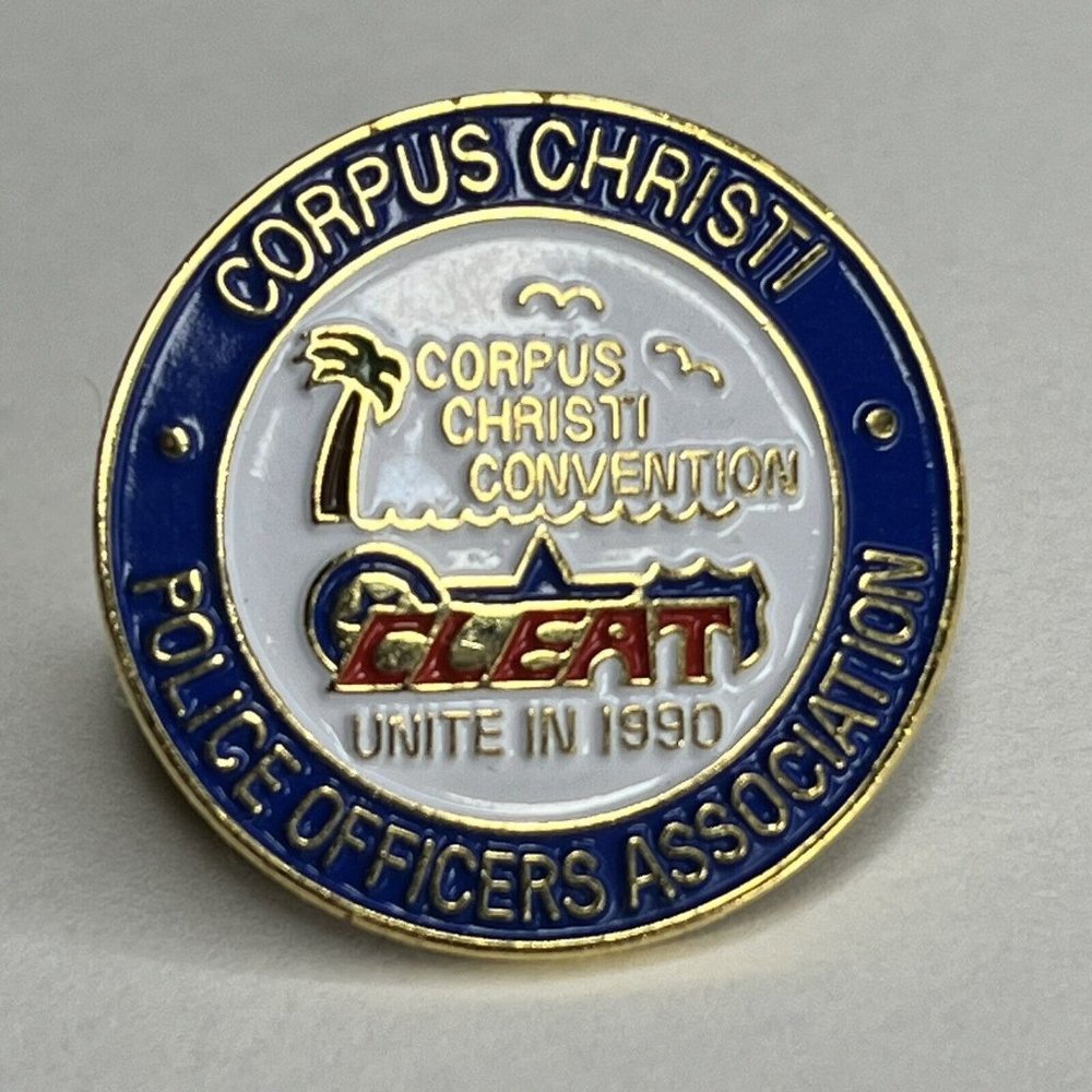 CLEAT Corpus Cristi Police Officers Association Pin Hat Lapel Texas